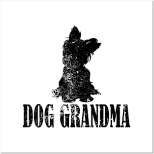 Yorkie Dog Grandma Posters and Art